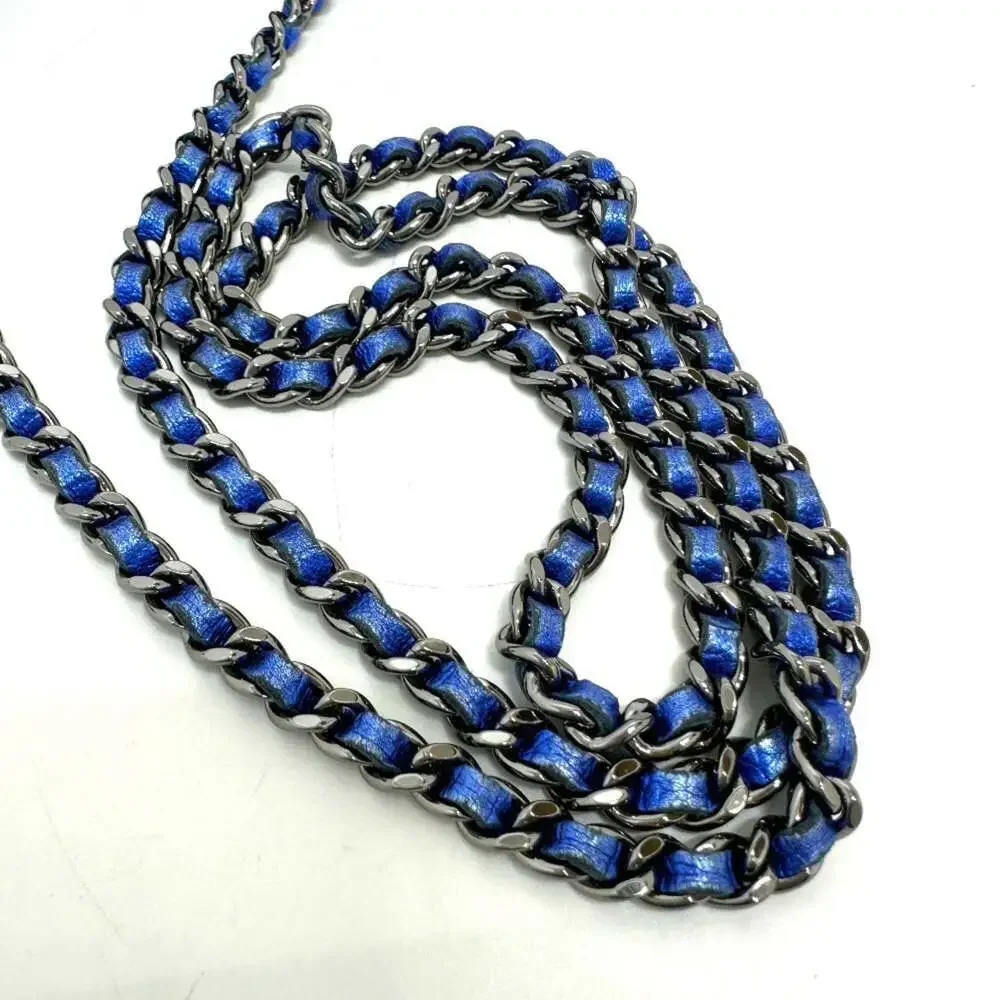 CHANEL Blue Shoulder Bag